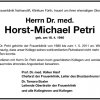 Petri Horst 1946-2013 Todesanzeige 2